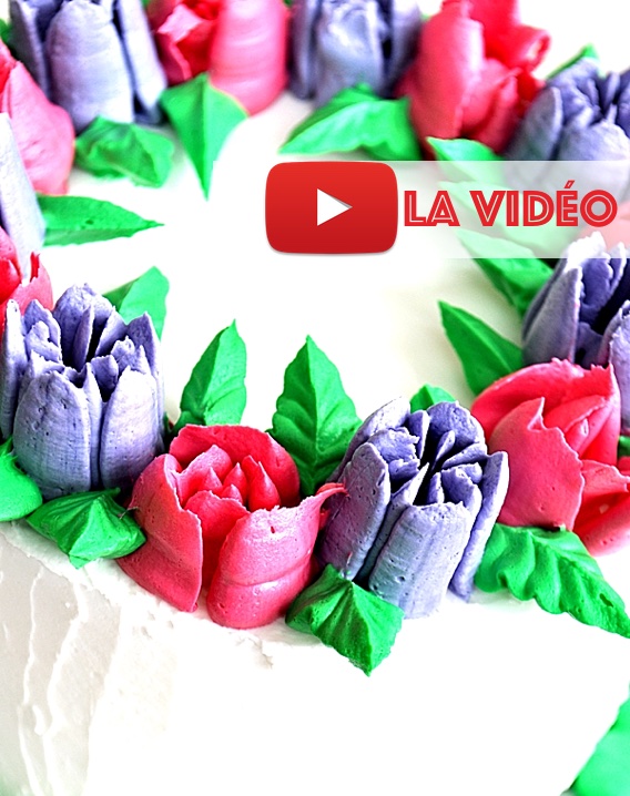 Gâteau avec douilles magiques - VIDEO
