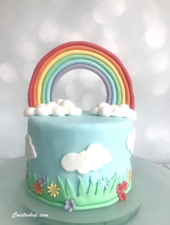 Recette Gâteau anniversaire arc en ciel - Blog de