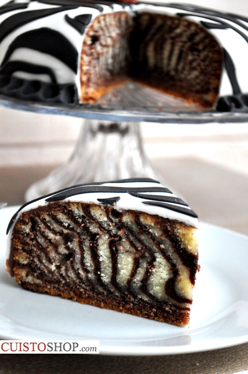ZEBRA CAKE - Gâteau zèbre 