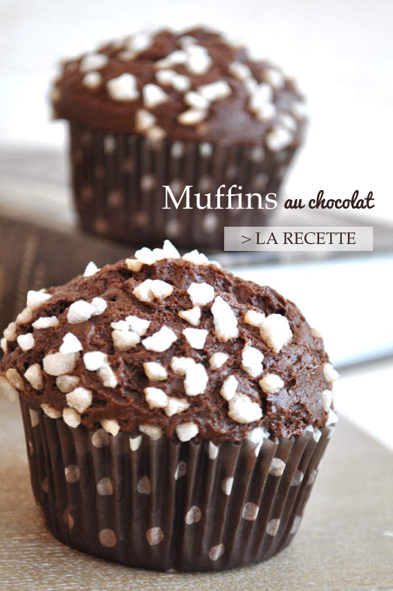 Muffins au chocolat, la recette