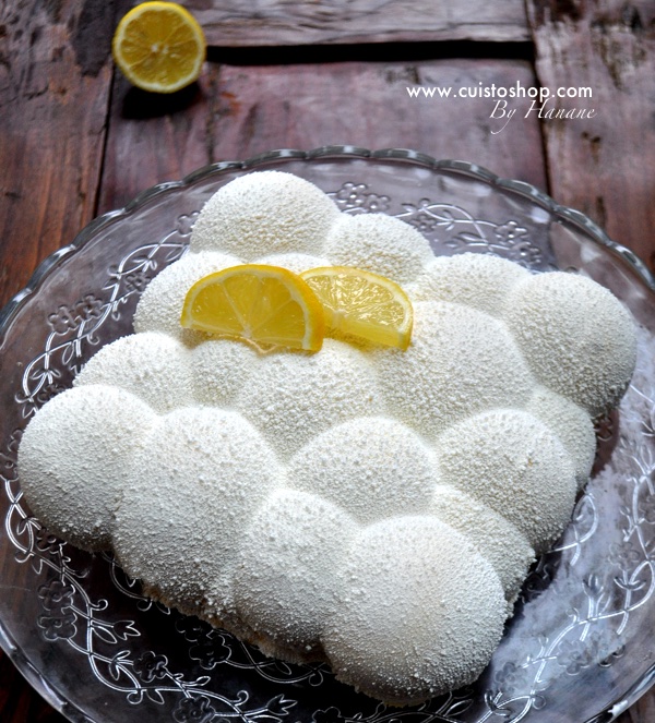 Bavarois NUAGE vanille insert citron