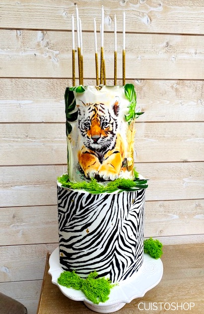 Gâteau thème Jungle 