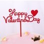 Topper à gâteau Happy Valentine's Day