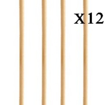 12 bâtons en bois pour montage de pièce montée - dowels