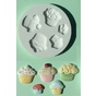 Moule décoratif en silicone "Cupcakes"