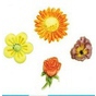 4 Mini embosser "Flowers"