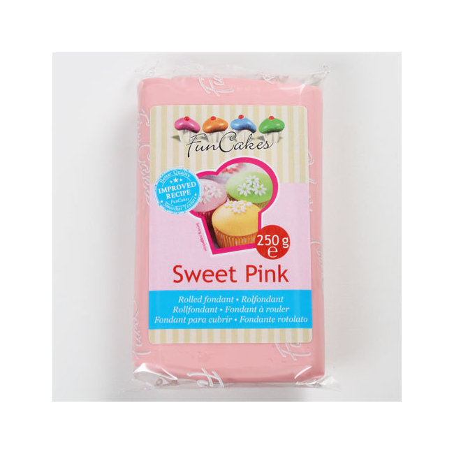 Pate a sucre ROSE funcakes 250g