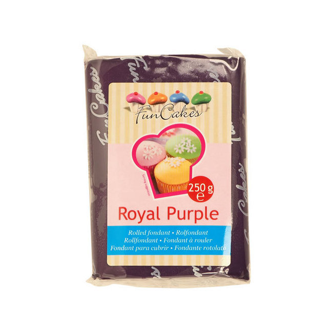 Pate à sucre VIOLET (royal purple) Funcakes