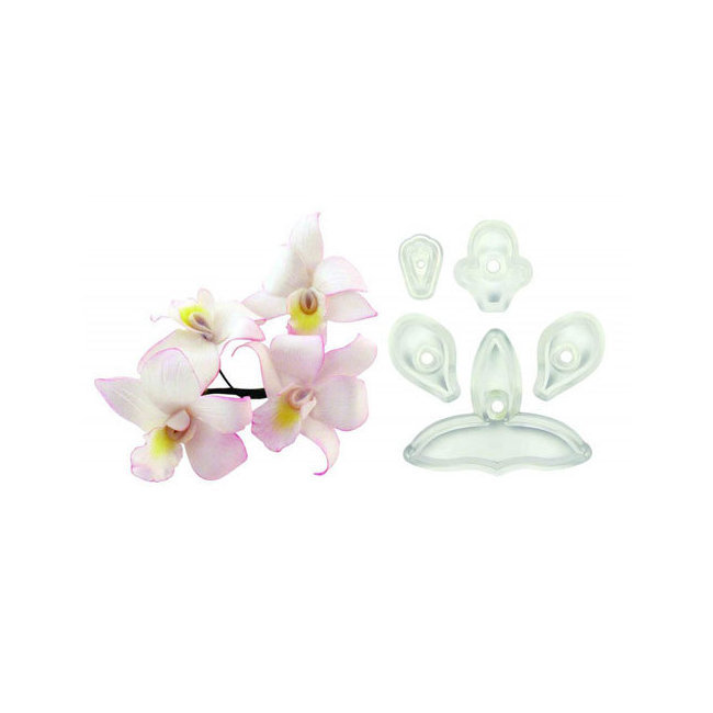 5 emporte-pièces orchidée 3D