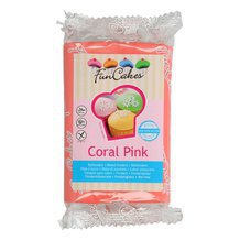 Pâte à sucre Rose Corail Funcakes 