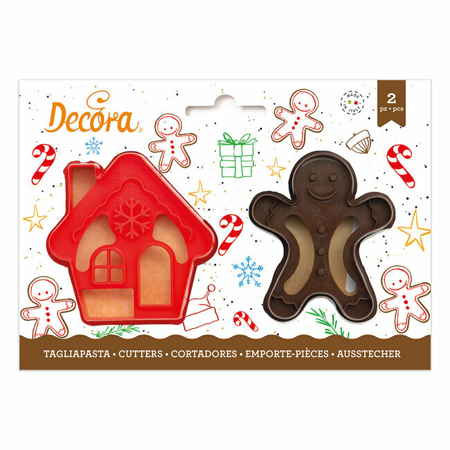 2 Emporte-pièce Gingerbread Man & House