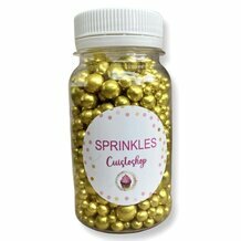Sprinkles boules en sucre dorées 100g